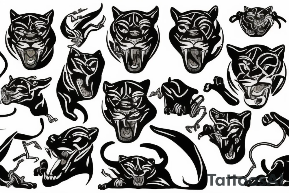 panther tattoo idea