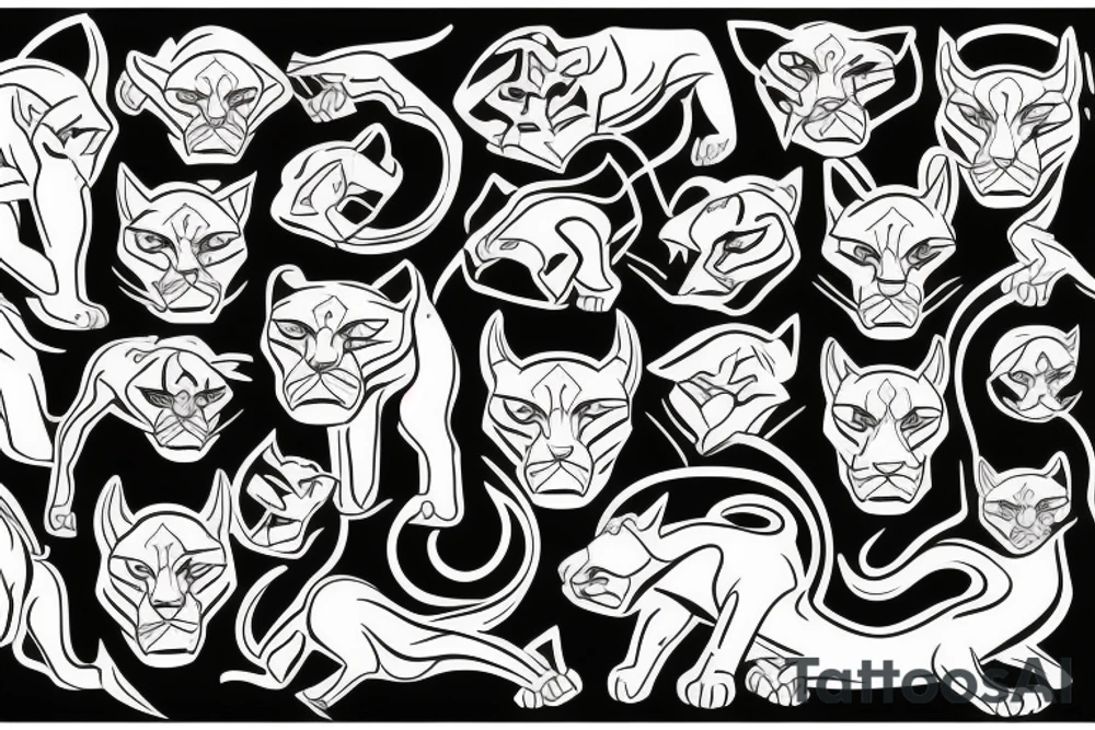 panther tattoo idea