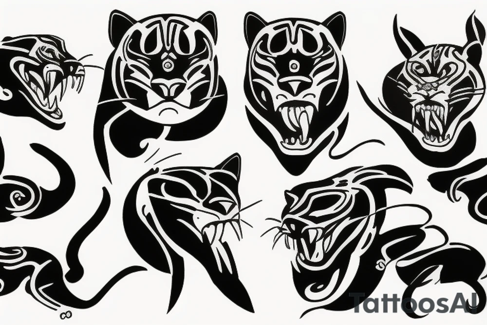 panther tattoo idea