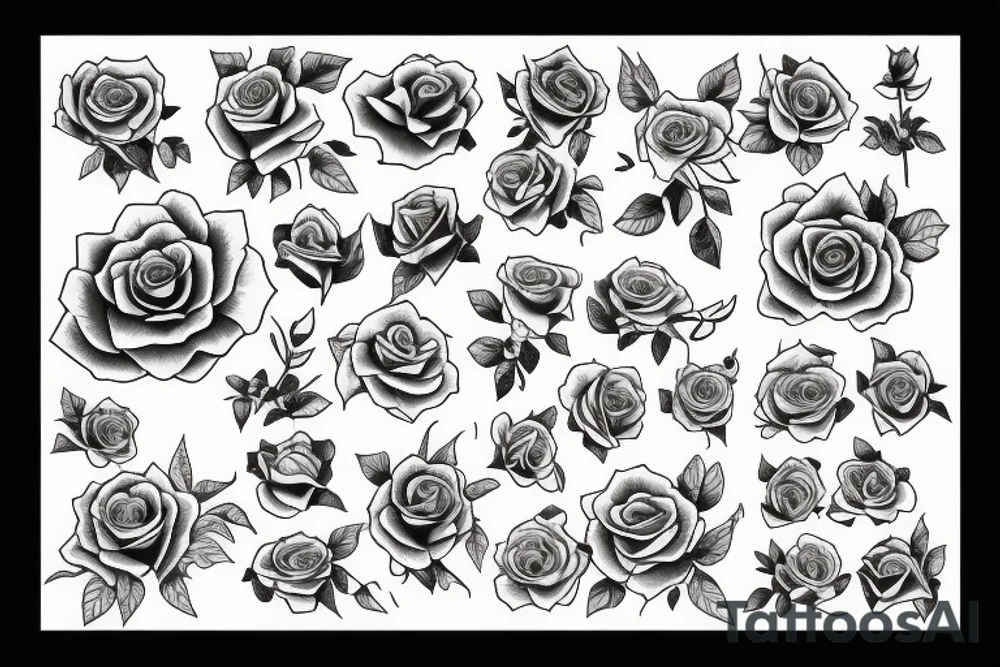 Key, rose, flowers, and I want it to say “it is what it is” tattoo idea