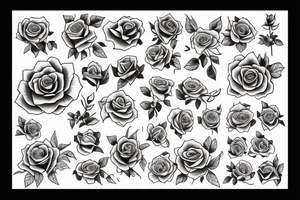Key, rose, flowers, and I want it to say “it is what it is” tattoo idea