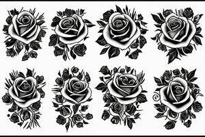 A key with roses with the words “it is what it is” tattoo idea