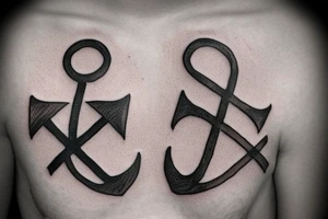 wrist anchor tattoo for a man  incorporating the date July 21, 2016 in Roman numerals tattoo idea