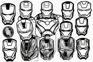Iron man tattoo idea