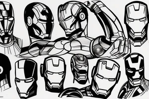 Iron man forearm tattoo tattoo idea