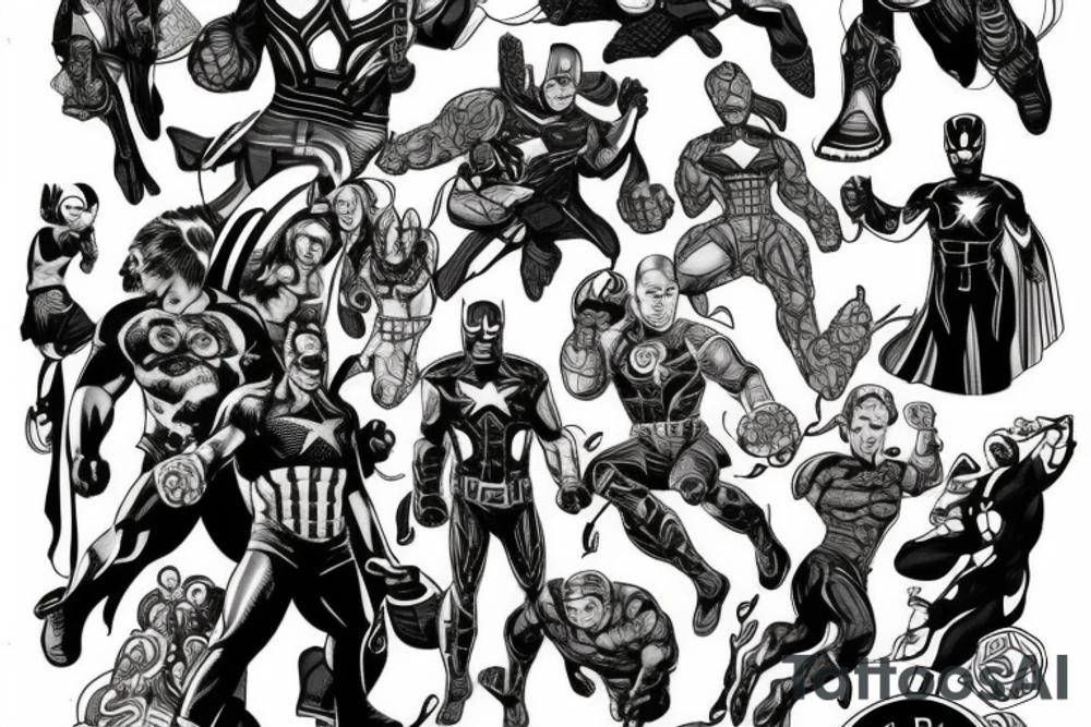 Avengers tattoo tattoo idea