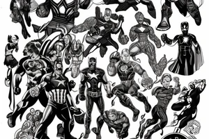 Avengers tattoo tattoo idea