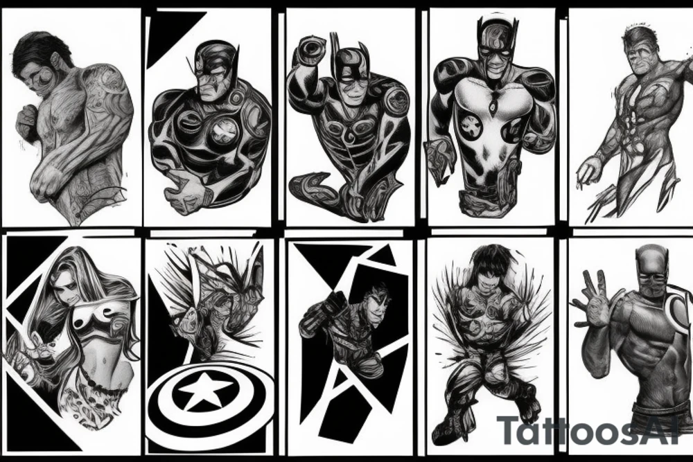 Avengers tattoo tattoo idea