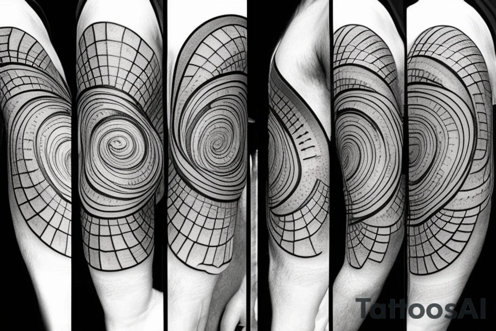 Combine the next elements: Time, Universe, Engineering, Fibonacci tattoo idea Combine the next elements: Time, Universe, Engineering, Fibonacci tattoo idea