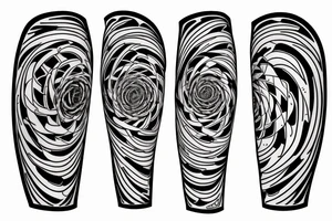 Combine the next elements: Time, Universe, Fibonacci and Engineering tattoo idea