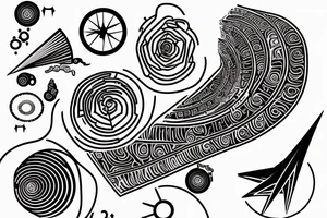 Combine the next elements: Fibonacci and Engineering tattoo idea