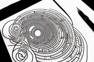 Combine the next elements: Fibonacci and Engineering tattoo idea