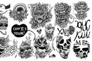 Come as you are tattoo idea