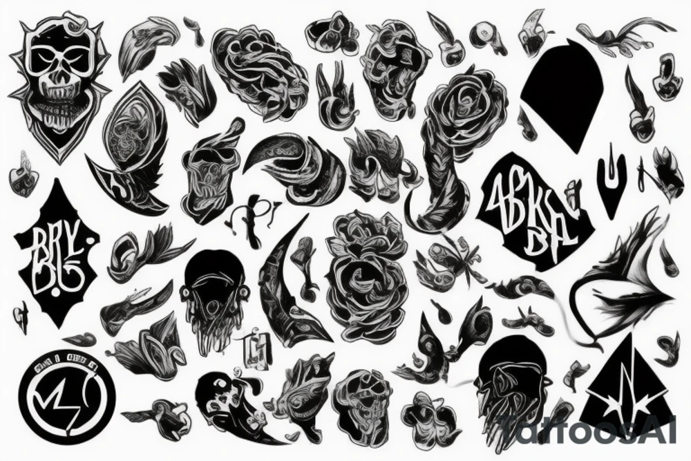 Ракета взлетает в другой мир tattoo idea