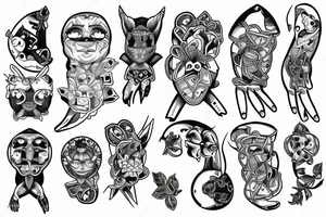 symmetric hops tattoo idea