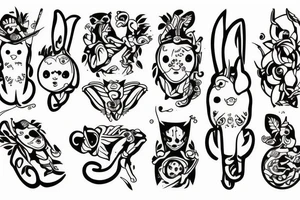 symmetric hops tattoo idea