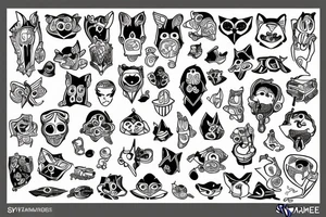 symmetric hops tattoo idea