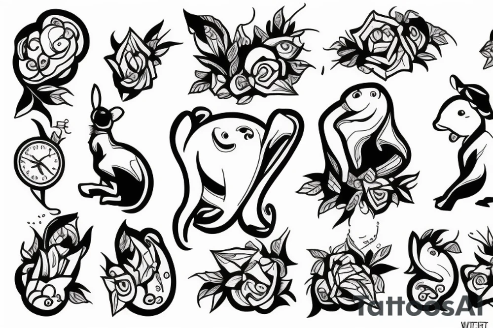symmetric hops tattoo idea