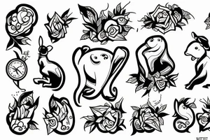 symmetric hops tattoo idea