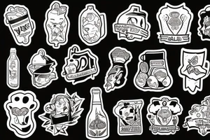 hops and malt tattoo idea