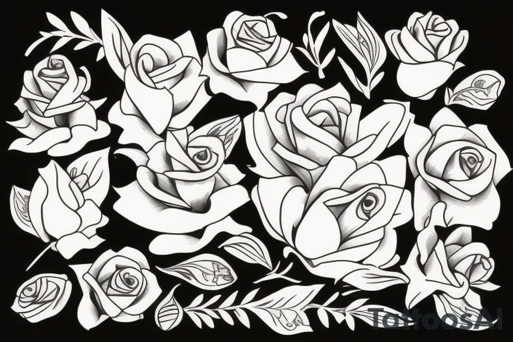 hops flower tattoo idea