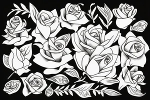 hops flower tattoo idea