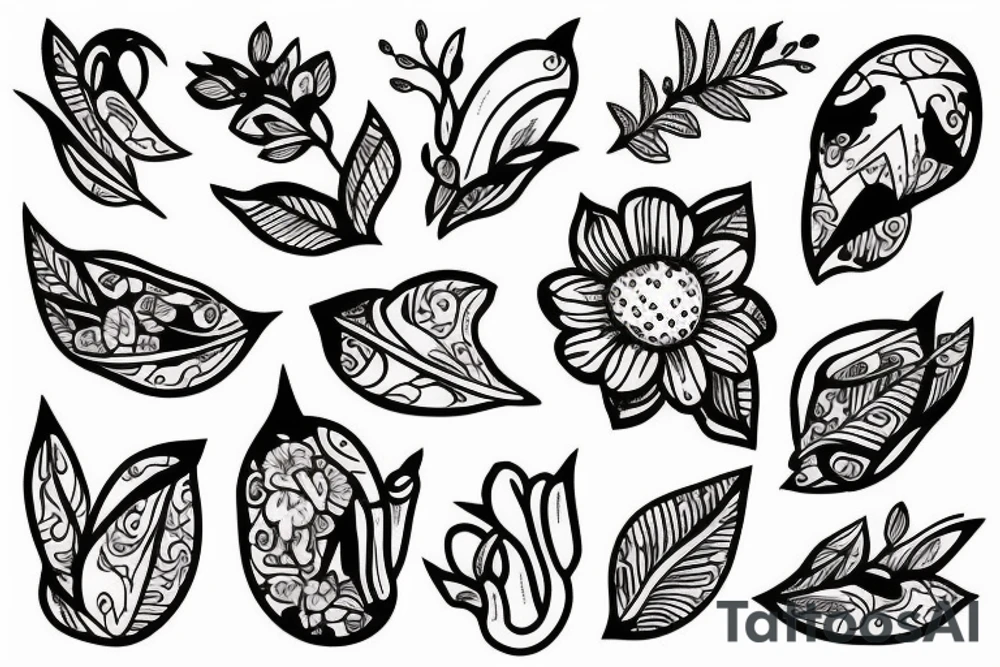 hops blossom tattoo idea