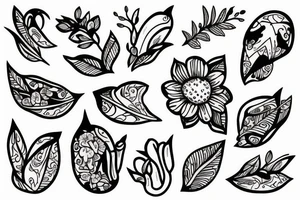 hops blossom tattoo idea
