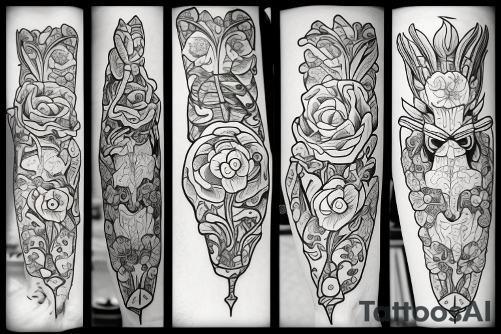 hop blossom tattoo idea