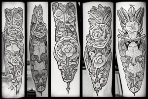 hop blossom tattoo idea