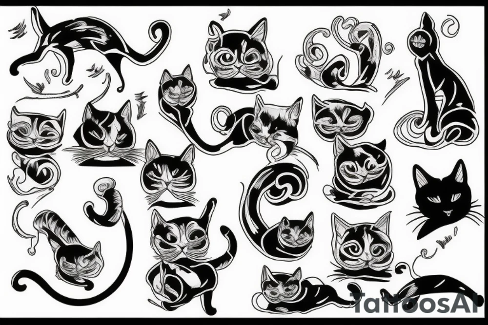 cats tattoo idea