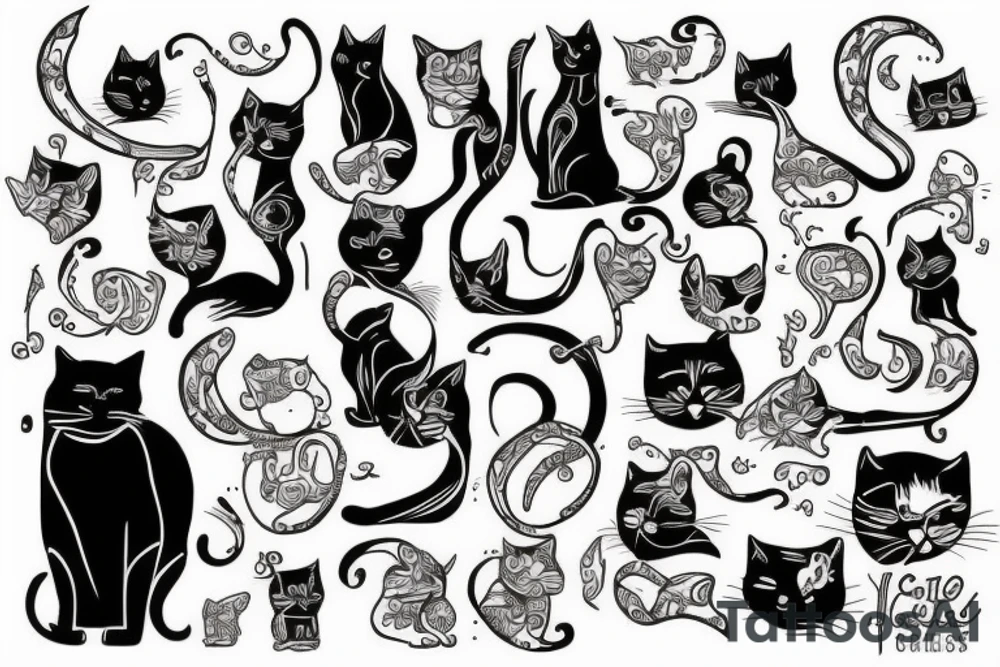 cats tattoo idea