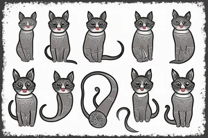 korat cat like Jewish orthodox tattoo idea