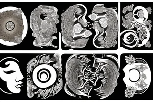 yin and yang tattoo idea