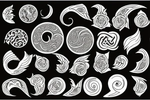 yin and yang tattoo idea