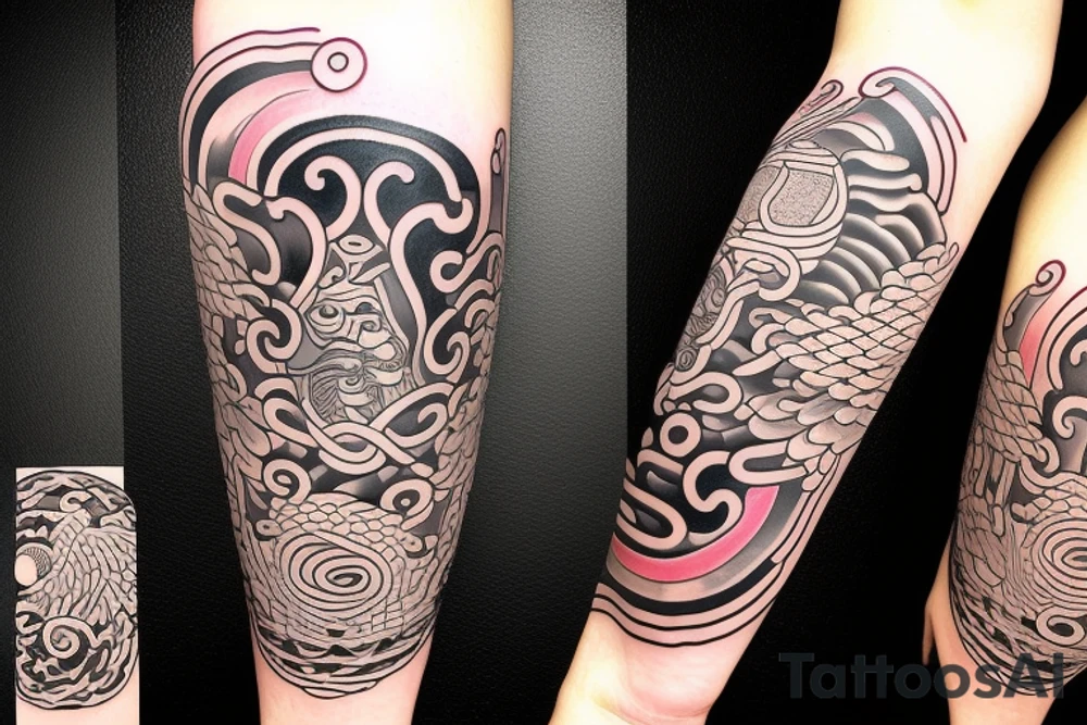 yin and yang in harmony tattoo idea