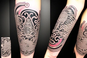 yin and yang in harmony tattoo idea