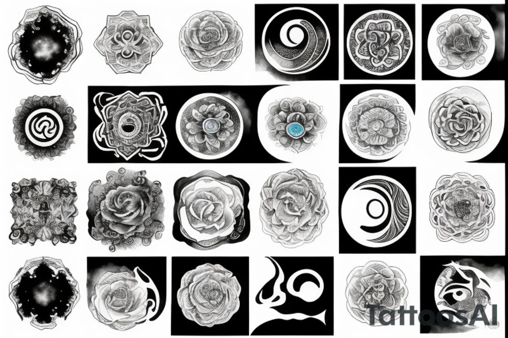 yin and yang in harmony tattoo idea