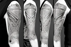 Full sleeve tattoo zelda tattoo idea
