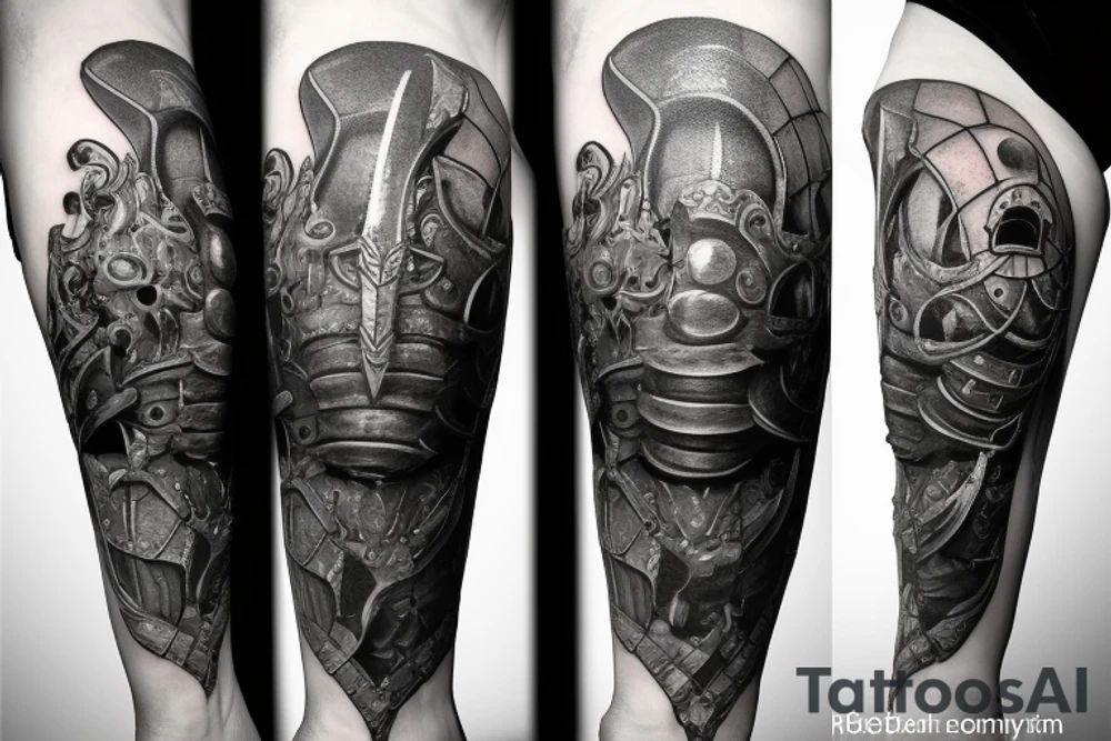 Siegward of Catarina and Yhorm the Giant tattoo idea