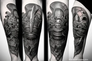 Siegward of Catarina and Yhorm the Giant tattoo idea
