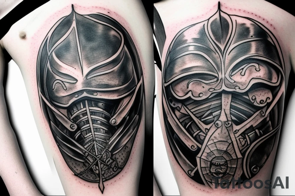 Siegward of Catarina and Yhorm the Giant tattoo idea