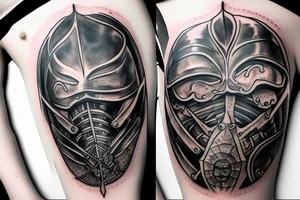 Siegward of Catarina and Yhorm the Giant tattoo idea