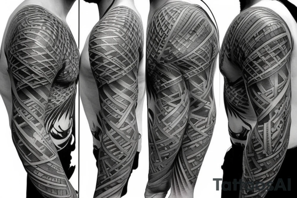 Ronin Mask war tattoo idea