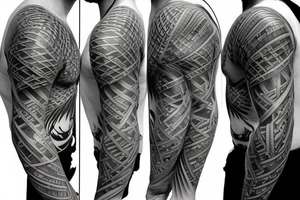 Ronin Mask war tattoo idea