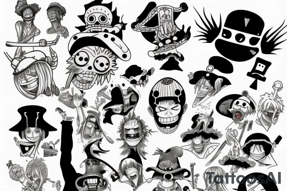 One piece ace tattoo idea