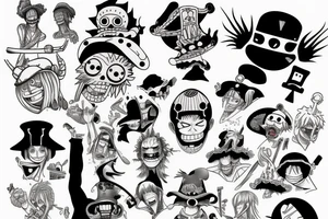 One piece ace tattoo idea