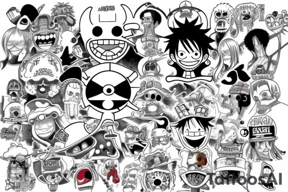 One piece ace tattoo idea