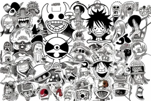One piece ace tattoo idea