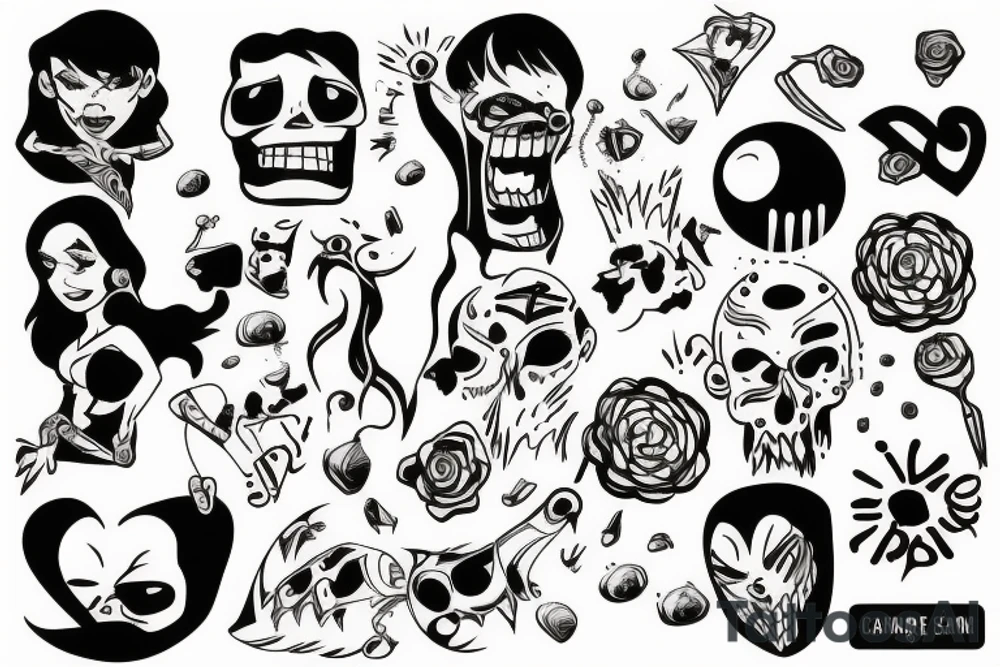 Alone tattoo idea